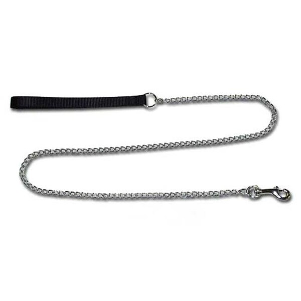 Tandy Leather Factory Leather Brothers 582BK Nylon Chain Lead 0.625 in. x 4 ft. Lightweight 582BK - main